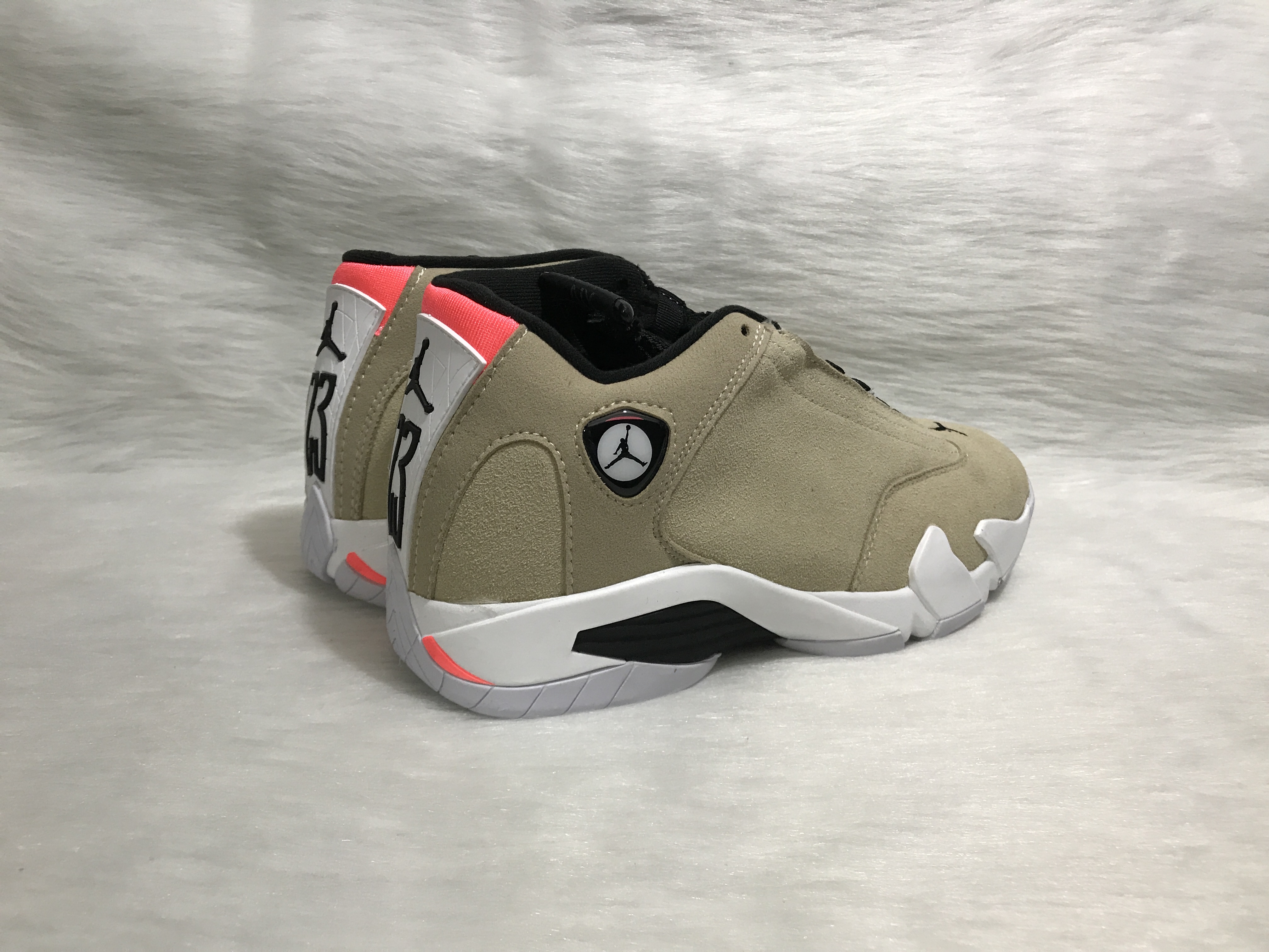 2019 Air Jordan 14 Retro Beign Black White - Click Image to Close